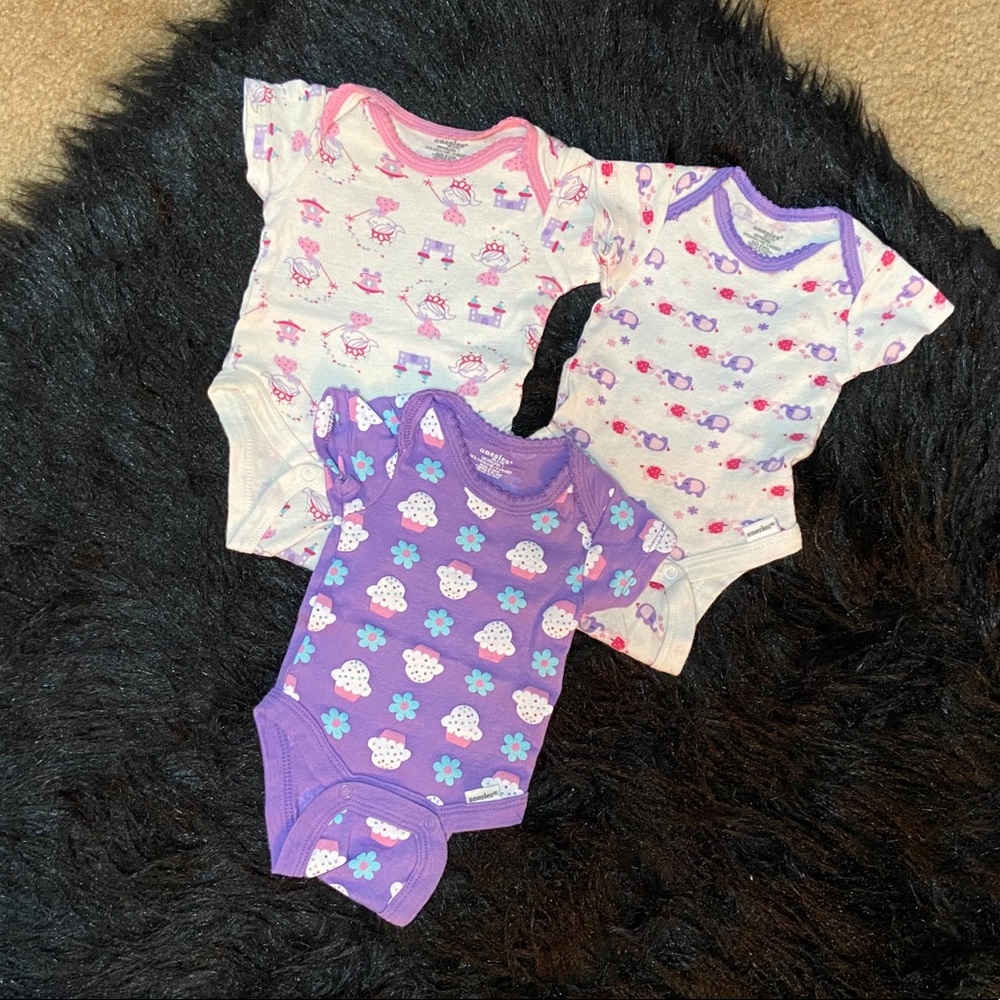 Onesies Brand Newborn Girl Onesies Bundle